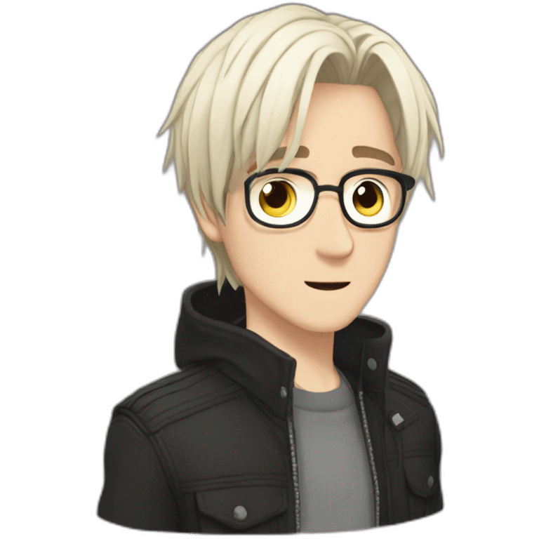 gerard depardieux anime style emoji