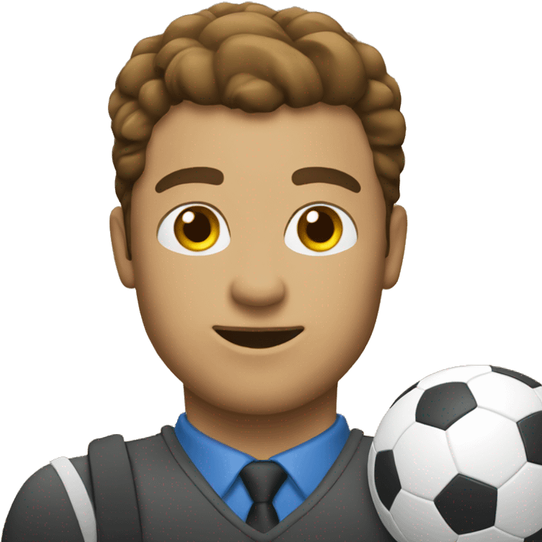 IT guy with football guy emoji