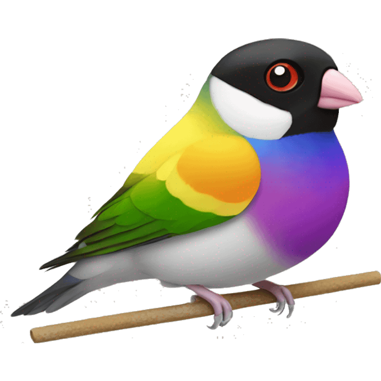 gouldian finch emoji