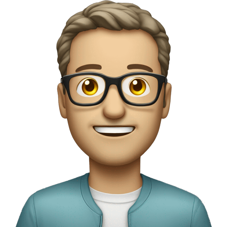 Person die eine paar wichtige Fragen stellt mit Brille emoji