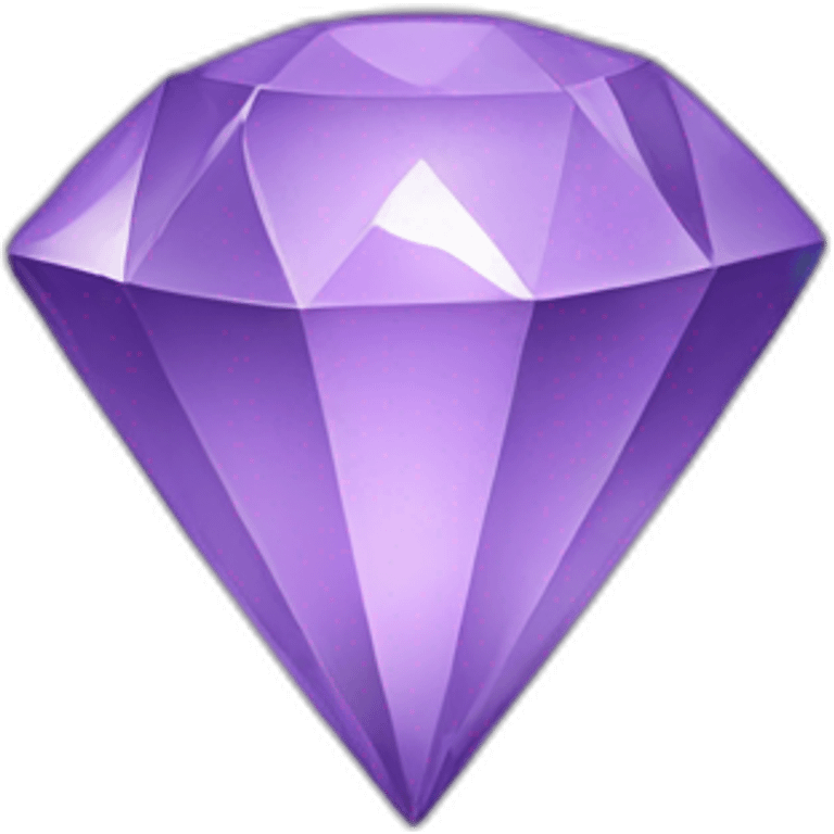 Lavender diamond emoji