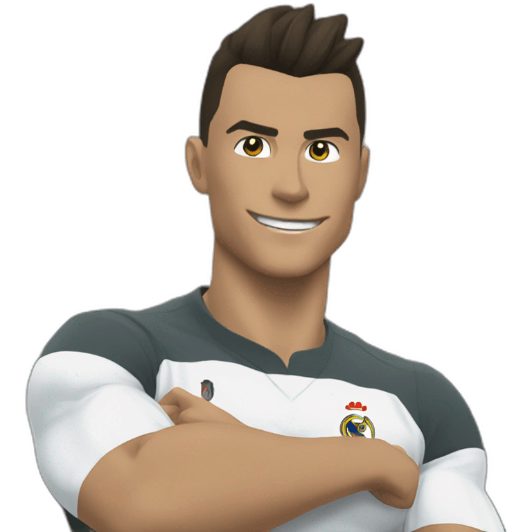 CR7 dans un combat pokémon  emoji