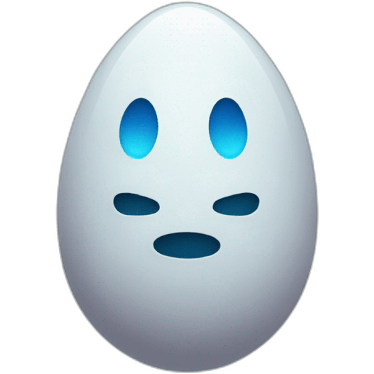 blue egg emoji