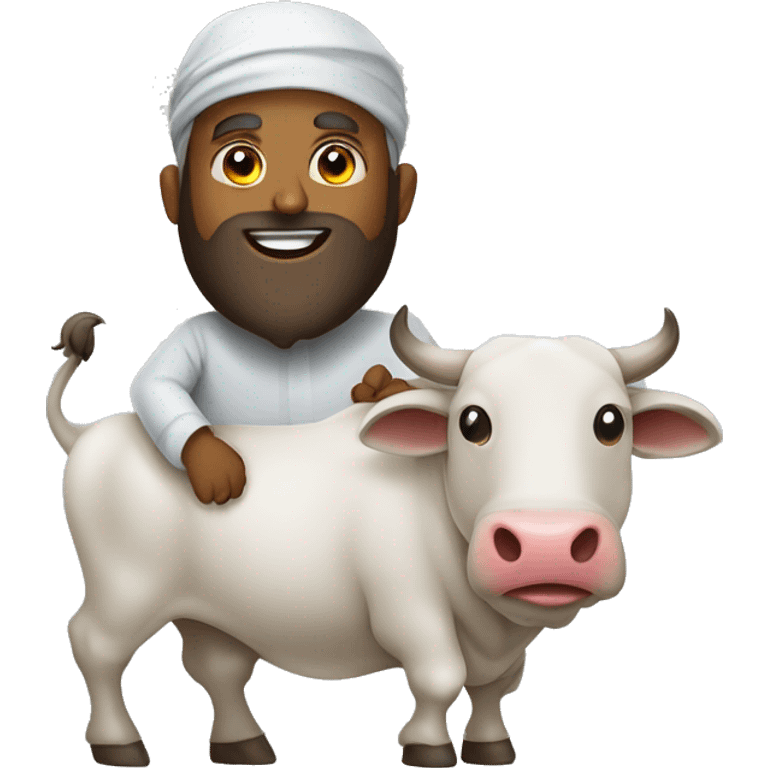 eid ul adha with bull emoji