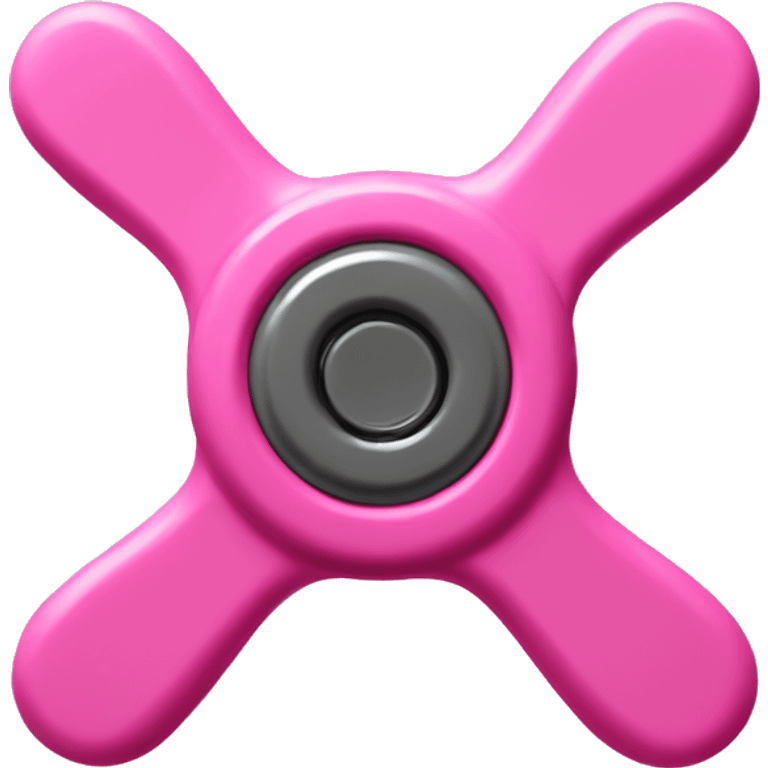 Fidget spinner pink emoji