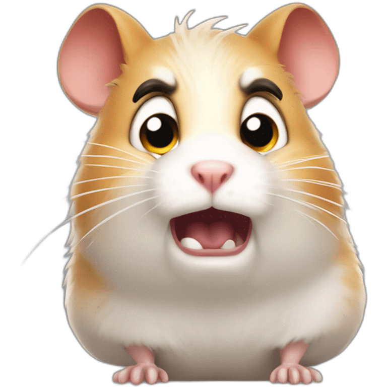 very angry hamster emoji