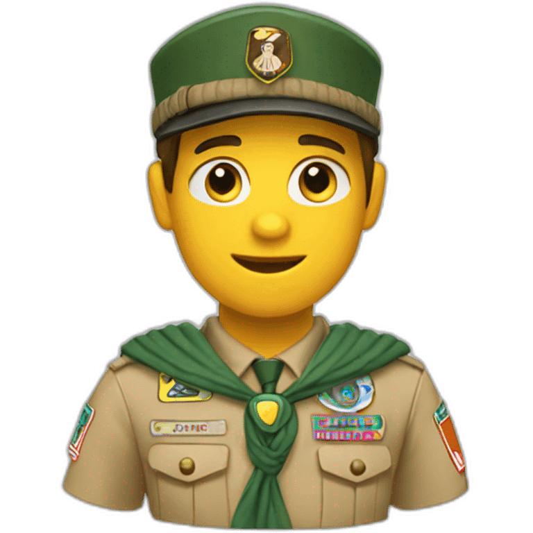 Salut scout emoji