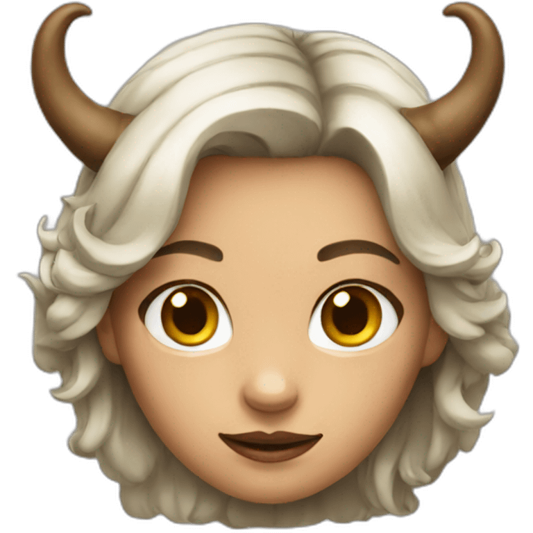 Girl with horns emoji