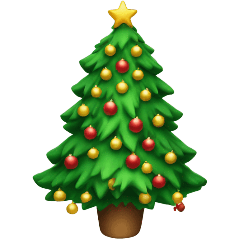 A Christmas tree  emoji