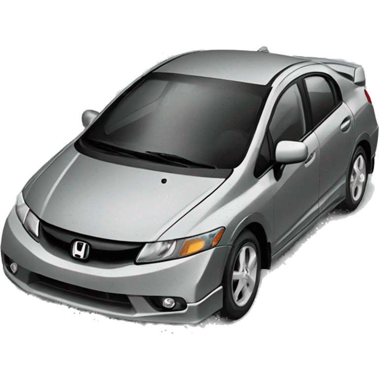 honda Civic 2009 grey  emoji