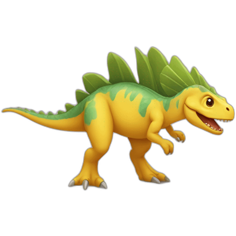 yellow dino emoji