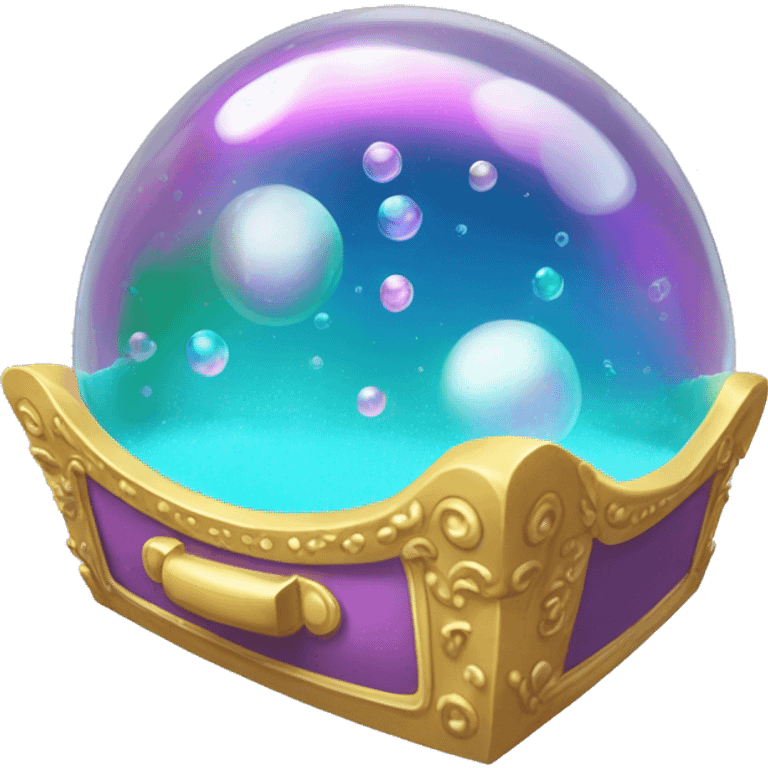 Glittery 3D like bubble effect 𓂺THE MAGIC BOX✨ emoji