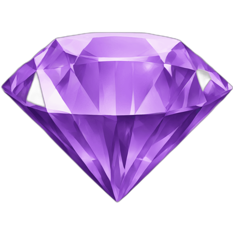 purple diamond emoji