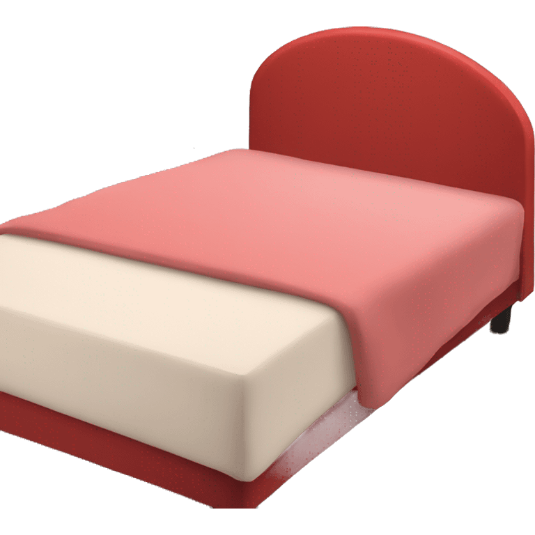 bed for 1 person red emoji