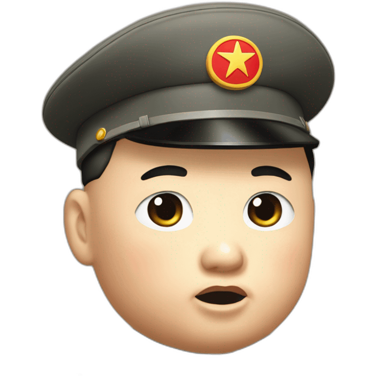 super fat Kim jong UN point to you emoji