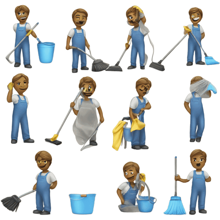 Cleaning  emoji