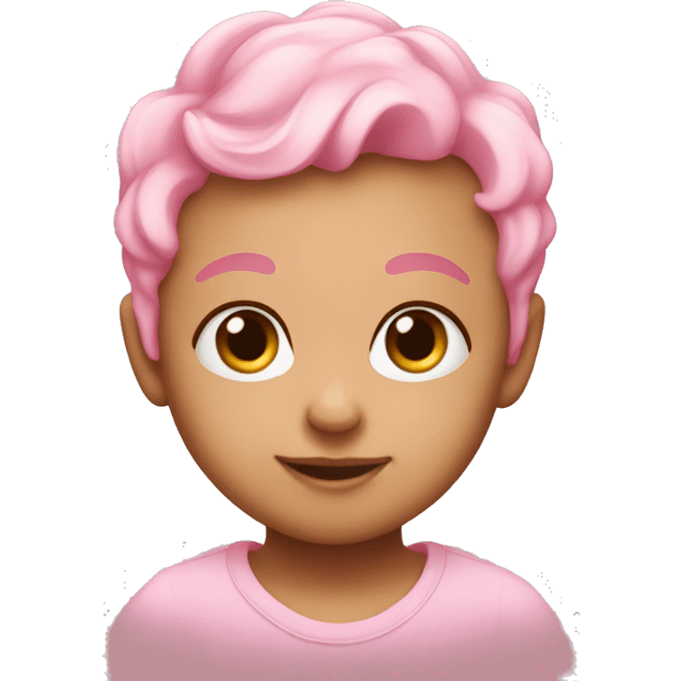 Baby pink hart emoji