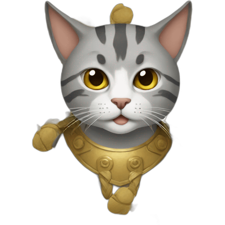 a gladiator cat emoji