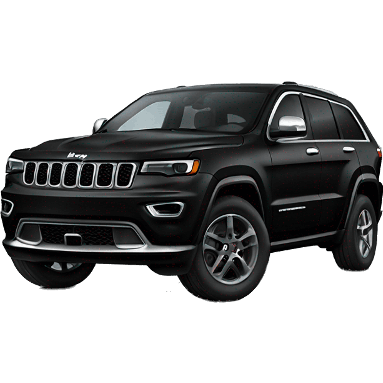 Black Jeep grand Cherokee L emoji