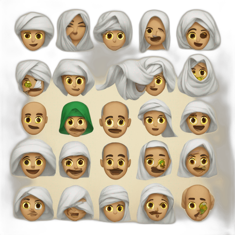 Algérie et marocain  emoji