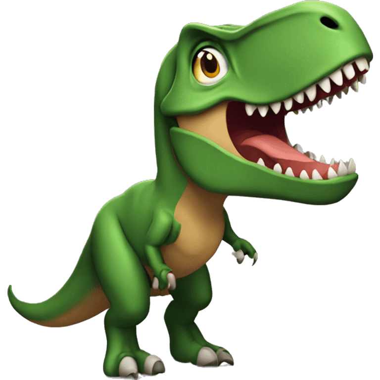 T-Rex with akate  emoji