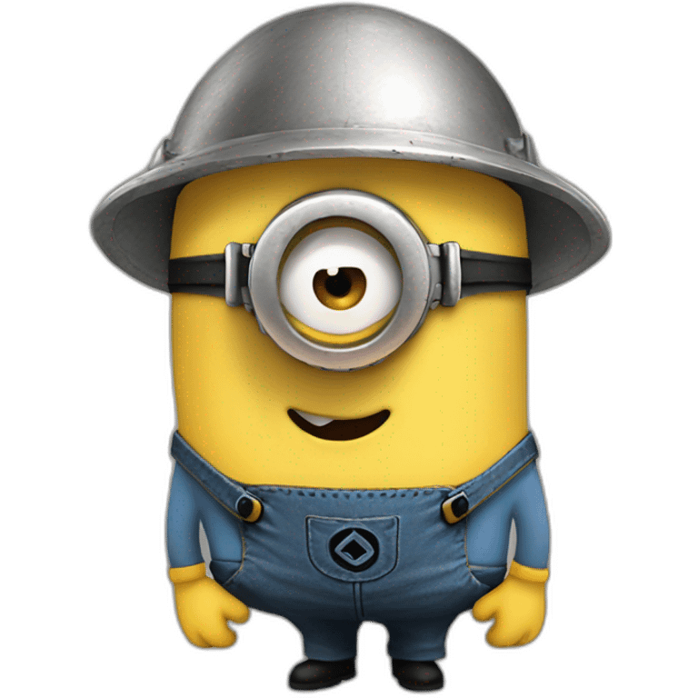 minion llorando con gorrar de leon emoji