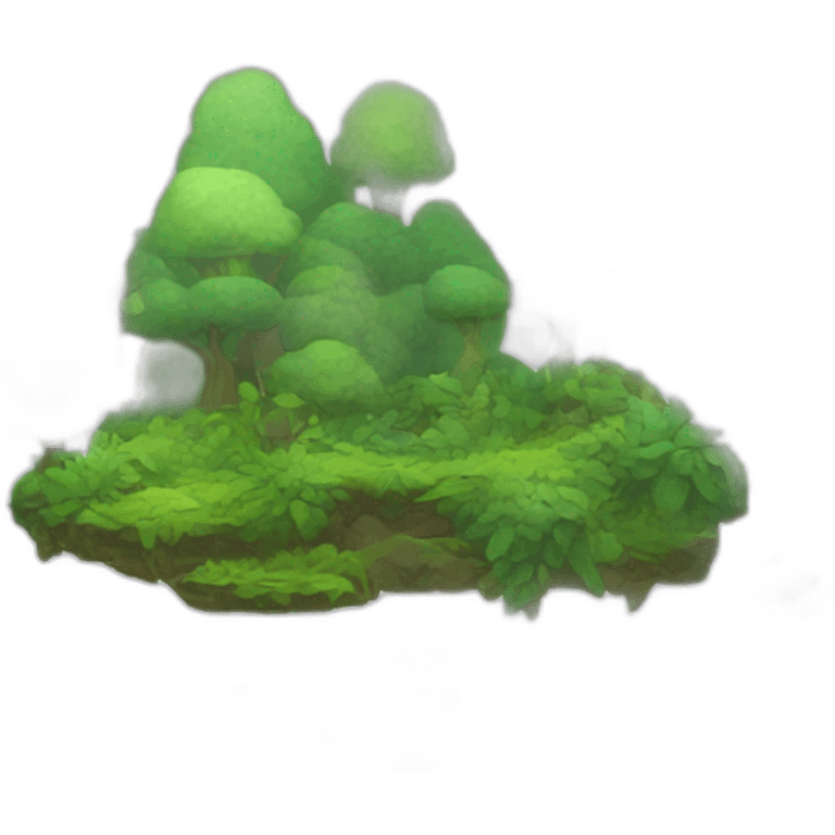 the mysterious forest emoji