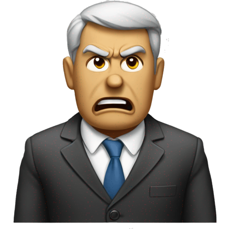 Angry CEO emoji