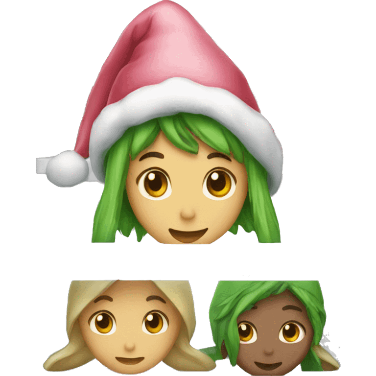 a hood of elves in a refrigerator emoji