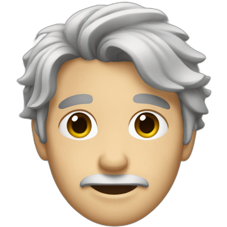 Alex Ant with gray hair emoji