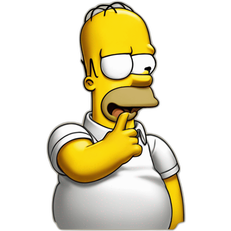 Homer simpson eat bart simpson emoji