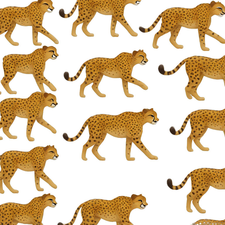 cheetah walking emoji