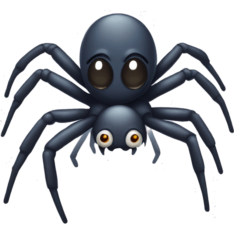 Friendly spider emoji