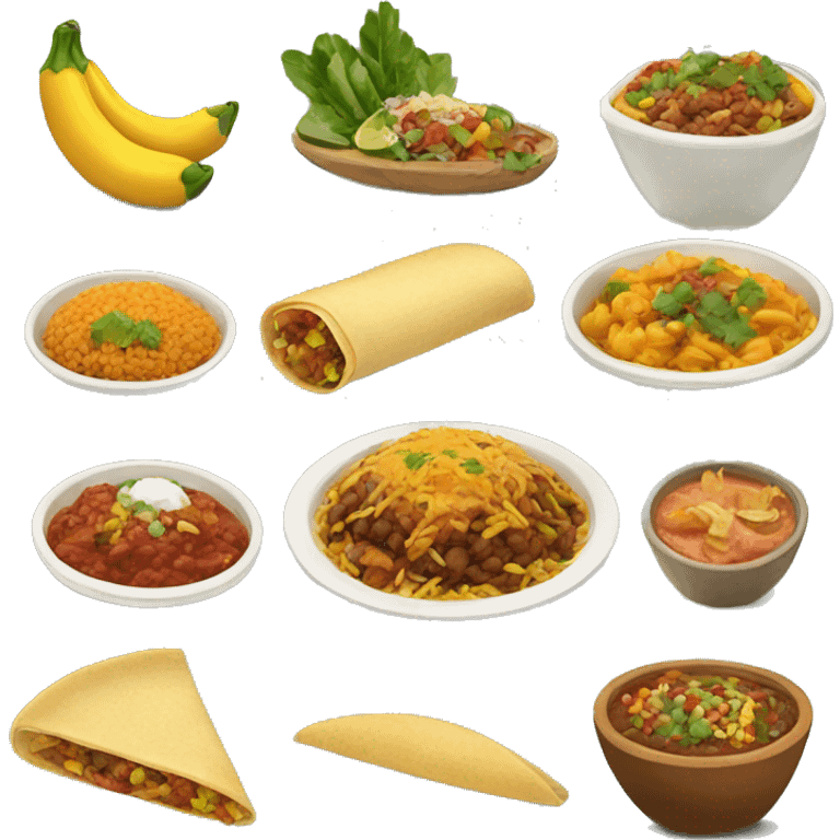 Méxican food emoji