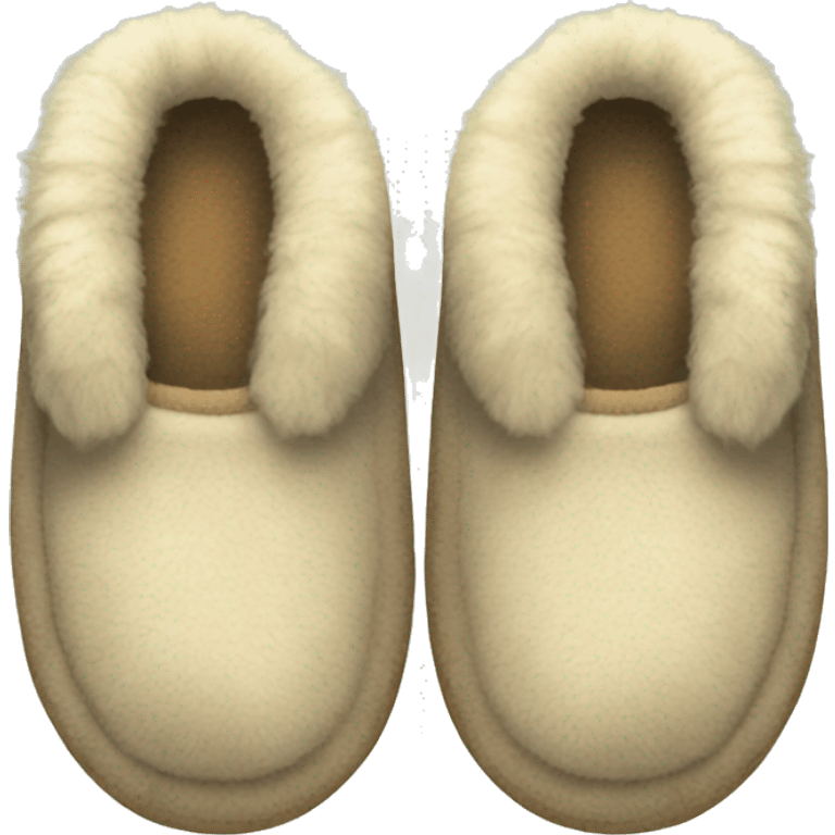 Cozy slippers  emoji