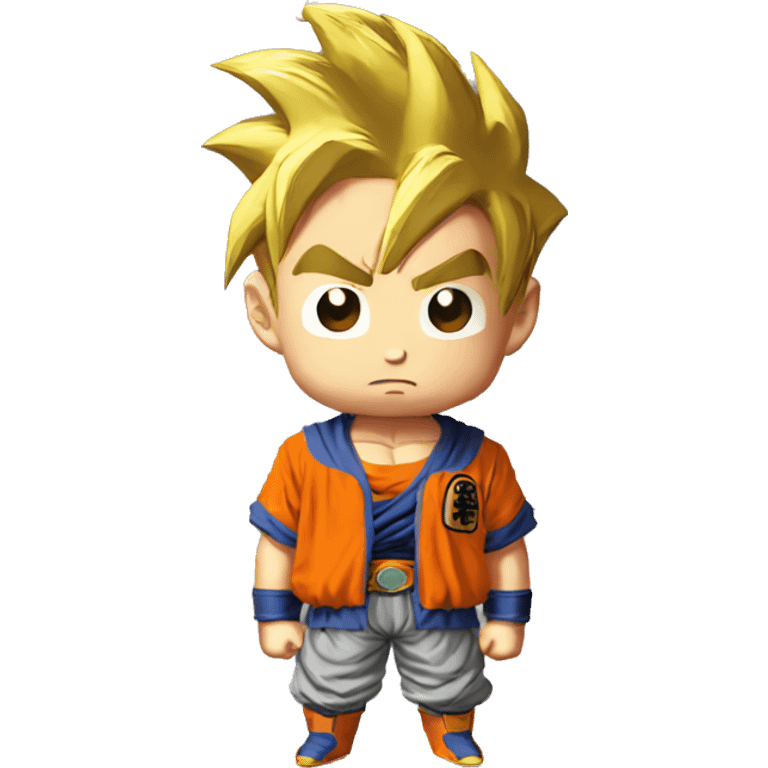 Goku sad in dragon ball z  emoji