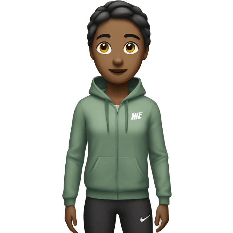 Me in Nike clothes  emoji