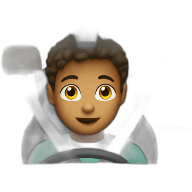 kid in car emoji