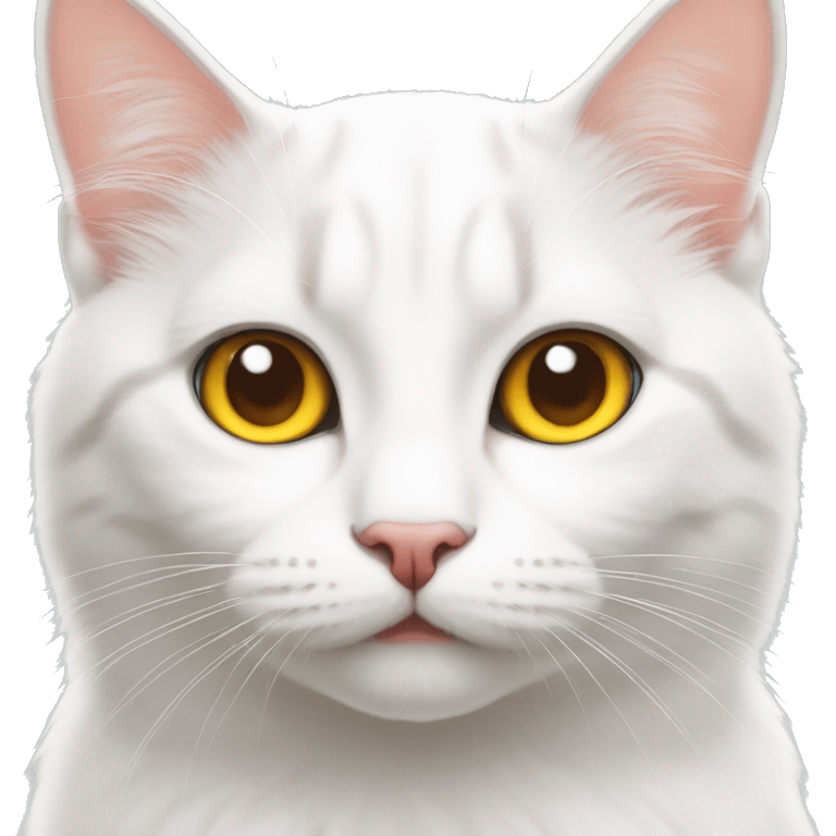 Heterochromia cat emoji