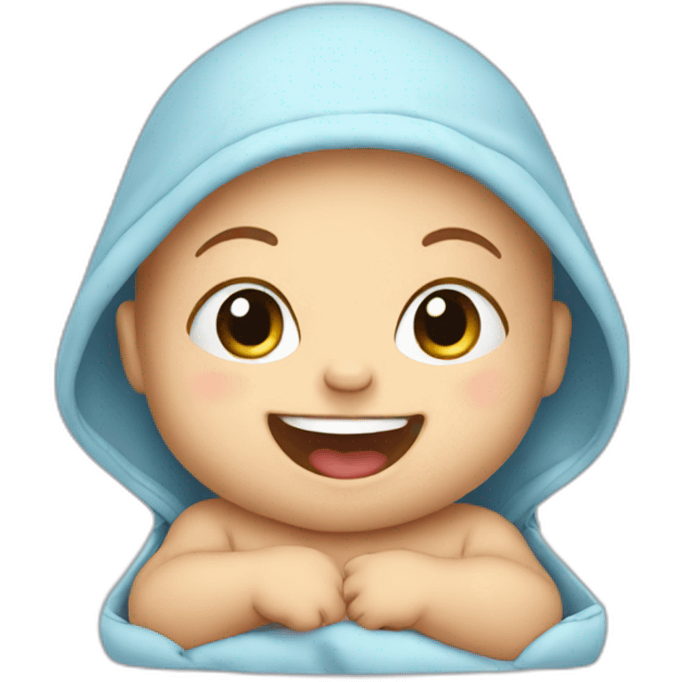 Happy baby emoji