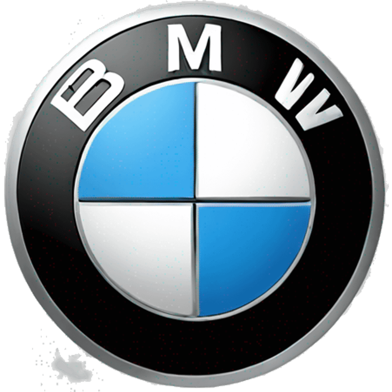 bmw logo black emoji