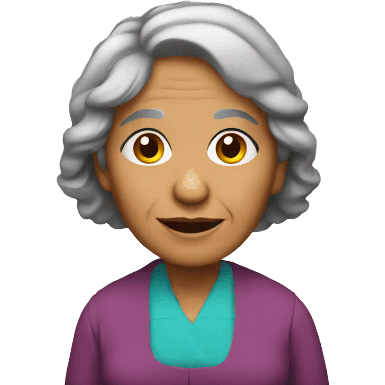 Old Hispanic woman  emoji