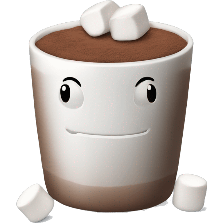 Cocoa with marshmallows emoji