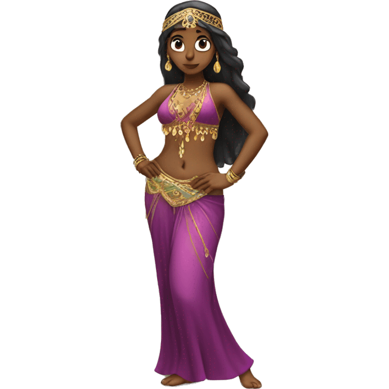 BELLY DANCER TURNED AWAY emoji