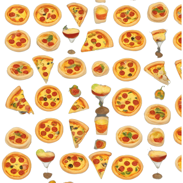 Italienne pizza margarita  emoji