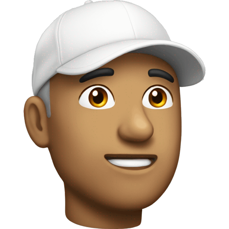 white cap emoji