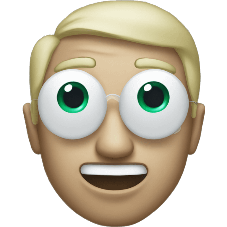 Emoji with dollar eyes emoji