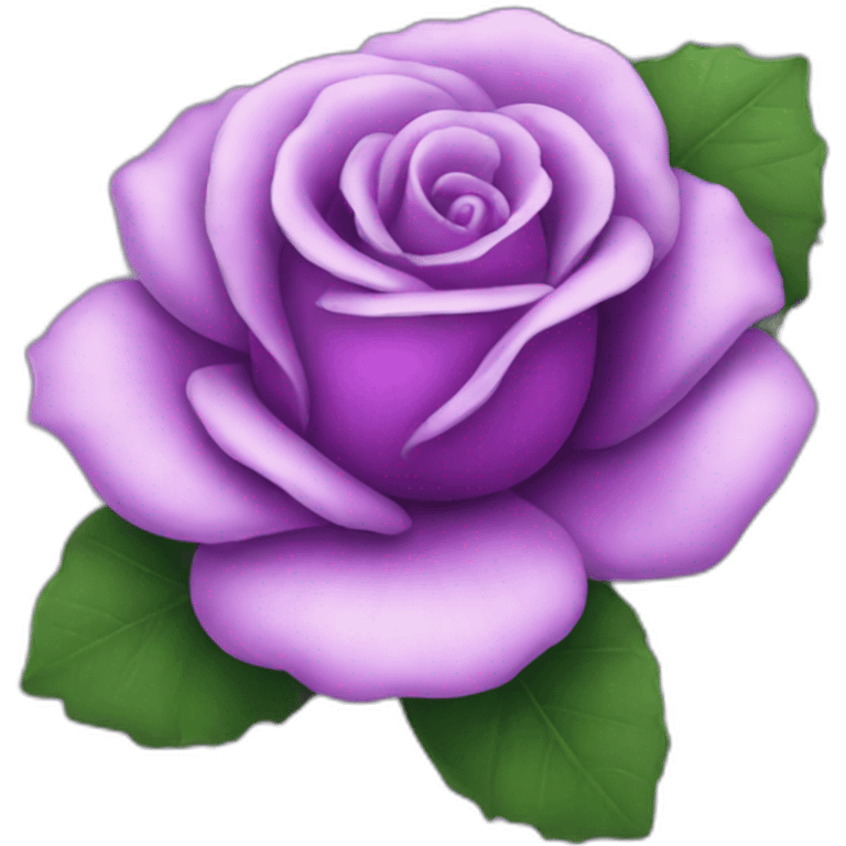 Rose violette emoji