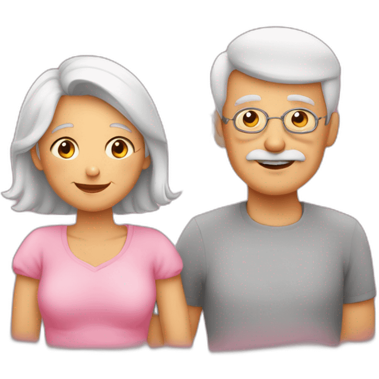 Grandparents in Day St Valentines  emoji