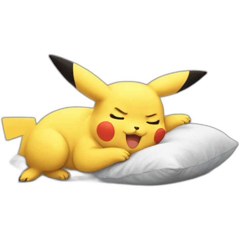 Pikachu-sleeping emoji